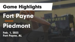 Fort Payne  vs Piedmont  Game Highlights - Feb. 1, 2023