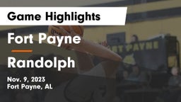 Fort Payne  vs Randolph  Game Highlights - Nov. 9, 2023