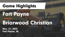Fort Payne  vs Briarwood Christian  Game Highlights - Nov. 21, 2023