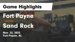 Fort Payne  vs Sand Rock  Game Highlights - Nov. 22, 2023