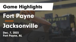 Fort Payne  vs Jacksonville  Game Highlights - Dec. 7, 2023