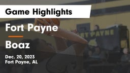 Fort Payne  vs Boaz  Game Highlights - Dec. 20, 2023
