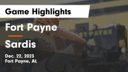 Fort Payne  vs Sardis  Game Highlights - Dec. 22, 2023