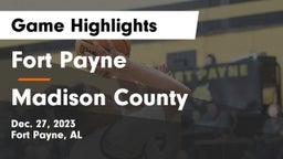 Fort Payne  vs Madison County  Game Highlights - Dec. 27, 2023