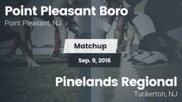 Matchup: Point Pleasant Boro vs. Pinelands Regional  2016