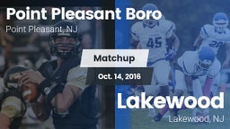 Matchup: Point Pleasant Boro vs. Lakewood  2016
