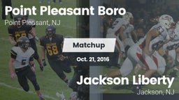 Matchup: Point Pleasant Boro vs. Jackson Liberty  2016