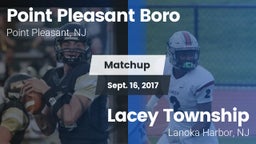 Matchup: Point Pleasant Boro vs. Lacey Township  2017