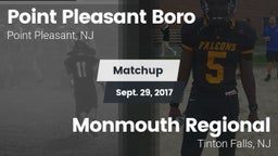 Matchup: Point Pleasant Boro vs. Monmouth Regional  2017