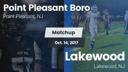 Matchup: Point Pleasant Boro vs. Lakewood  2017