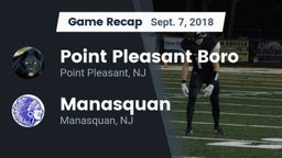 Recap: Point Pleasant Boro  vs. Manasquan  2018