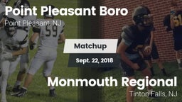 Matchup: Point Pleasant Boro vs. Monmouth Regional  2018