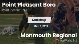 Matchup: Point Pleasant Boro vs. Monmouth Regional  2019