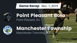Recap: Point Pleasant Boro  vs. Manchester Township  2019
