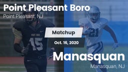 Matchup: Point Pleasant Boro vs. Manasquan  2020