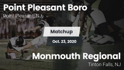Matchup: Point Pleasant Boro vs. Monmouth Regional  2020