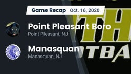Recap: Point Pleasant Boro  vs. Manasquan  2020