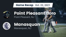 Recap: Point Pleasant Boro  vs. Manasquan  2021