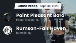 Recap: Point Pleasant Boro  vs. Rumson-Fair Haven  2023