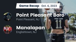 Recap: Point Pleasant Boro  vs. Manalapan  2023