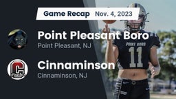 Recap: Point Pleasant Boro  vs. Cinnaminson  2023