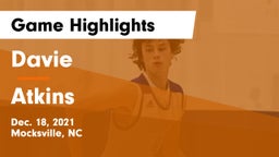Davie  vs Atkins  Game Highlights - Dec. 18, 2021