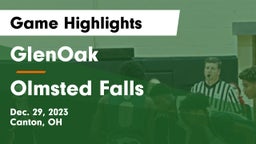 GlenOak  vs Olmsted Falls  Game Highlights - Dec. 29, 2023