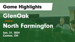 GlenOak  vs North Farmington  Game Highlights - Jan. 21, 2024