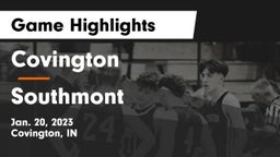 Covington  vs Southmont  Game Highlights - Jan. 20, 2023