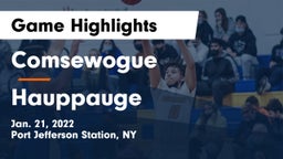 Comsewogue  vs Hauppauge  Game Highlights - Jan. 21, 2022