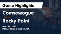 Comsewogue  vs Rocky Point  Game Highlights - Dec. 18, 2023