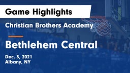 Christian Brothers Academy  vs Bethlehem Central  Game Highlights - Dec. 3, 2021