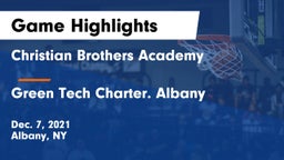 Christian Brothers Academy  vs Green Tech Charter. Albany Game Highlights - Dec. 7, 2021