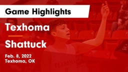 Texhoma  vs Shattuck  Game Highlights - Feb. 8, 2022