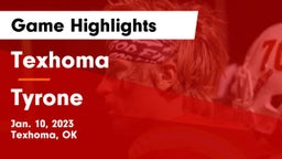 Texhoma  vs Tyrone  Game Highlights - Jan. 10, 2023