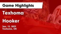 Texhoma  vs Hooker  Game Highlights - Jan. 13, 2023