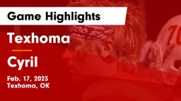 Texhoma  vs Cyril  Game Highlights - Feb. 17, 2023