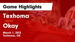 Texhoma  vs Okay  Game Highlights - March 1, 2023
