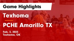 Texhoma  vs PCHE Amarillo TX Game Highlights - Feb. 3, 2023