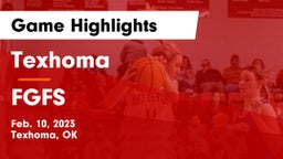 Texhoma  vs FGFS Game Highlights - Feb. 10, 2023