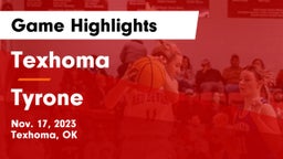 Texhoma  vs Tyrone  Game Highlights - Nov. 17, 2023