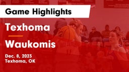Texhoma  vs Waukomis  Game Highlights - Dec. 8, 2023