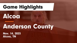 Alcoa  vs Anderson County  Game Highlights - Nov. 14, 2023