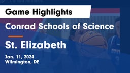 Conrad Schools of Science vs St. Elizabeth  Game Highlights - Jan. 11, 2024