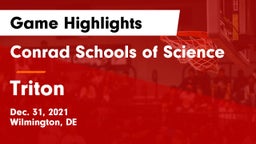 Conrad Schools of Science vs Triton  Game Highlights - Dec. 31, 2021