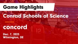 Conrad Schools of Science vs concord Game Highlights - Dec. 7, 2023