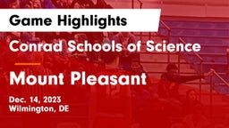 Conrad Schools of Science vs Mount Pleasant  Game Highlights - Dec. 14, 2023