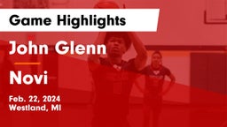 John Glenn  vs Novi  Game Highlights - Feb. 22, 2024