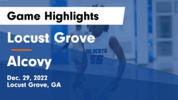 Locust Grove  vs Alcovy  Game Highlights - Dec. 29, 2022