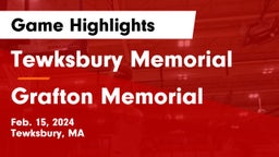 Tewksbury Memorial vs Grafton Memorial  Game Highlights - Feb. 15, 2024